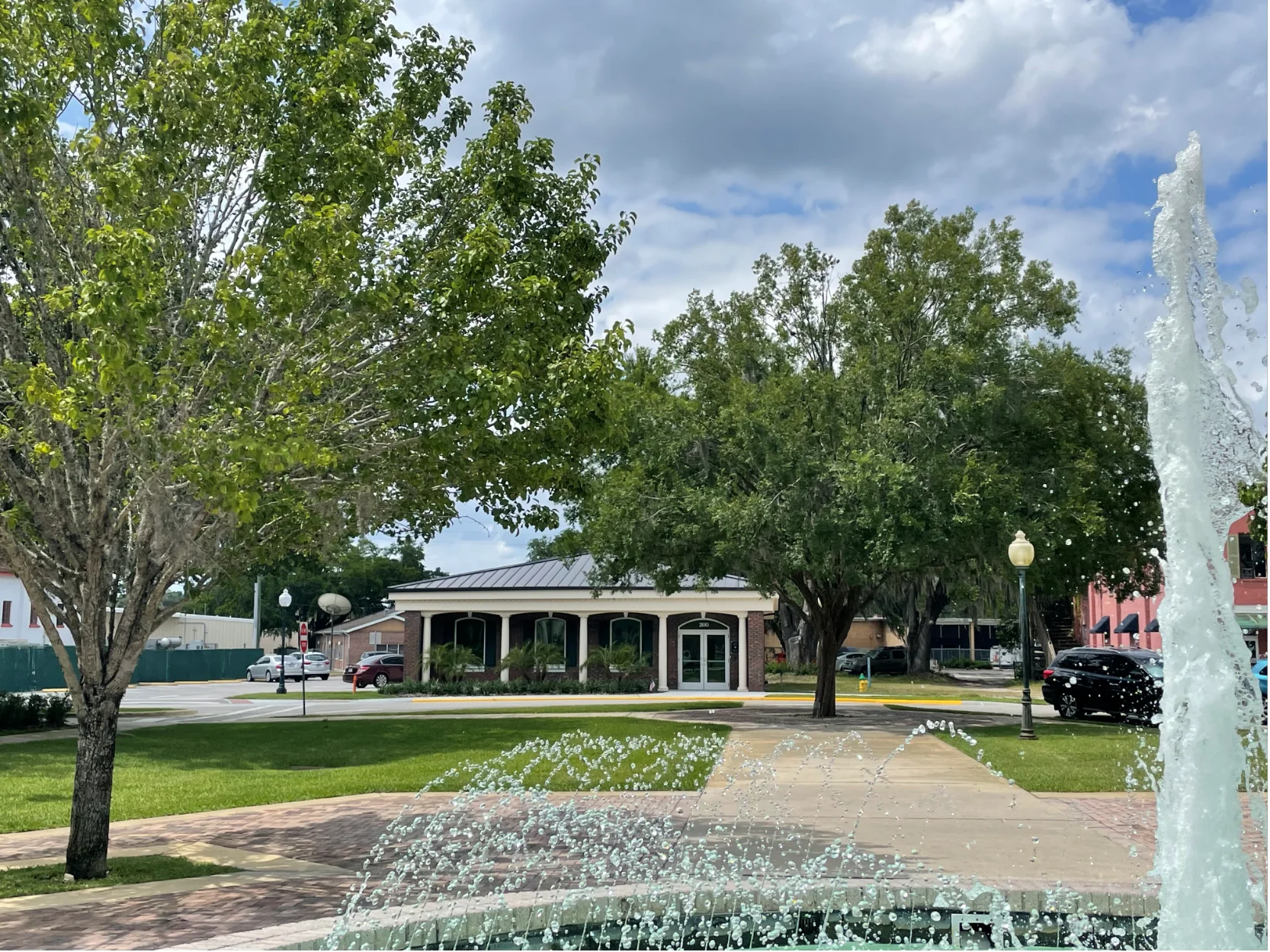 city hall fountain